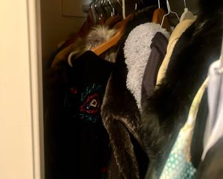 another closet! Furs smashed in the back