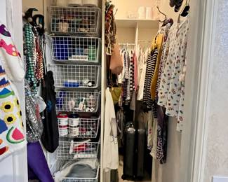 We have 9 huge closets full of clothes!!!