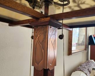 Antique floor lamp