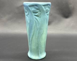 Signed Studio Pottery Blue / Green Vase