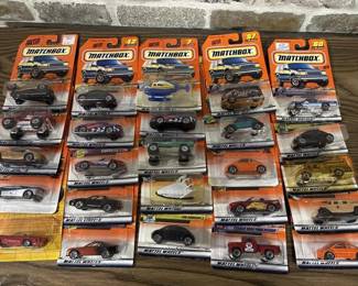 (25) Matchbox Cars Sealed in Factory Packages