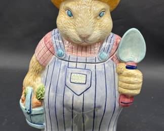 1996 Farmer Rabbit Cookie Jar