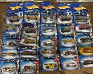 (25) Hot Wheels Cars Sealed in Factory Packages