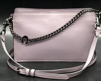 Authentic Coach Leather Handbag w/ Crossbody Strap