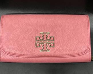 Tory Burch Pink Leather Wallet