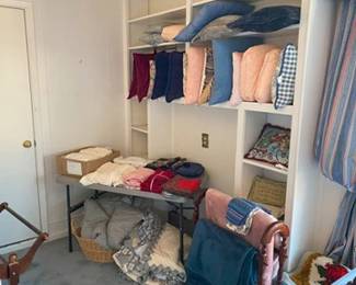 Pillows, Comforters, Blankets, and Table Cloths