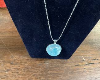 Uranium Glass Necklace