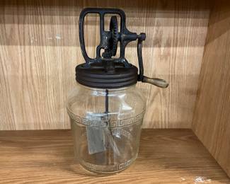 Dazey Glass Butter Churn Early 1900's