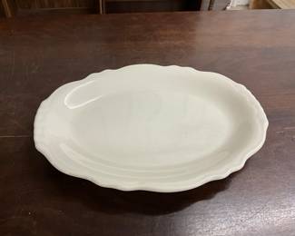 Homer Laughlin White Platter
