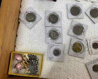 Costume Jewelry & Collectible Coins
