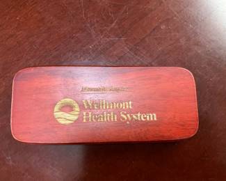 Mountain Region Wellmont Heath System Pen/Pencil Set in Wood Case