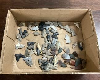Assorted Flint Arrowheads