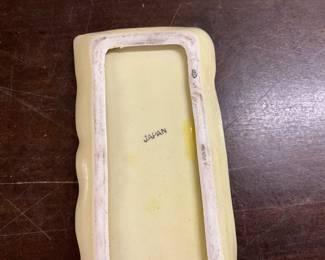 Ceramic Corn Cob Shaped Butter Dish Japan