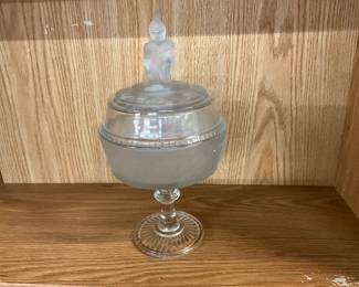 "Westward Ho" Compote by Gillinder & Sons Approx 1870's
