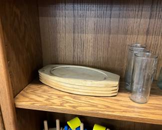 Hot Plate Wooden Trays