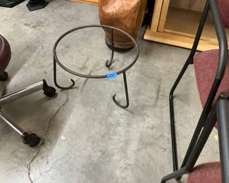 Black Wrought Stand
