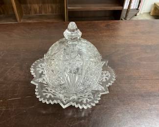Imperial Glass "La Rochelle" Series Butter of Cheese Dish