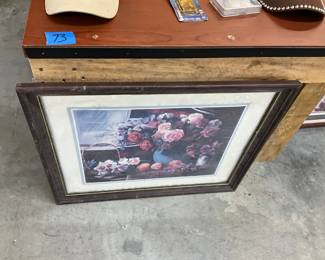 Framed Floral Print