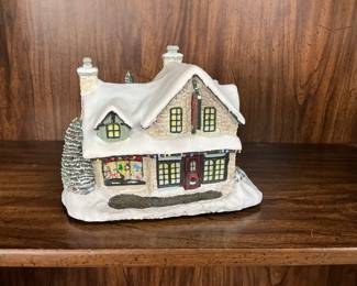 Hawthorne Village Thomas Kinkade "Santa's Workshop Toys"