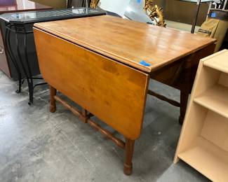 Wood Drop Leaf Table
