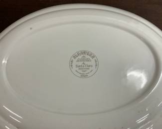 Alhambra Arita by Santa Clara Ironstone White Platter - Made in Spain