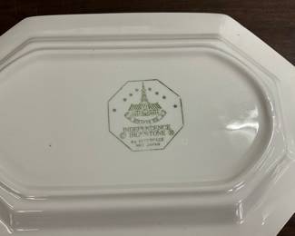 Independence Ironstone by Interspace Platter - Made in Japan
