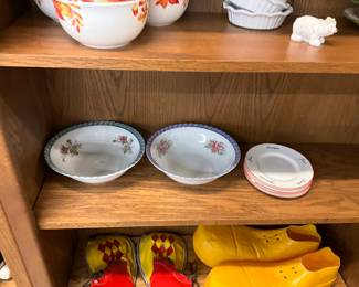 Yamatsu Japan Lusterware Bowls - Emerald Fat Chef Appetizer Plates