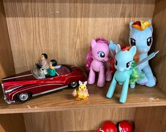 1960's Photoing on Car Tin Toy - My Little Pony Toys