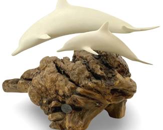 John Perry Dolphin Pod Sculpture
