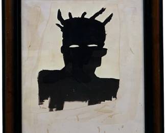 Jean Michel Baquiat “Self Portrait" Serigraph
