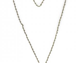 Gold Filled Necklace With Baroque Pearl Pendant
