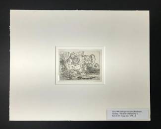 Circa 1890 Heliogravure (after) Rembrandt Van Rijn
