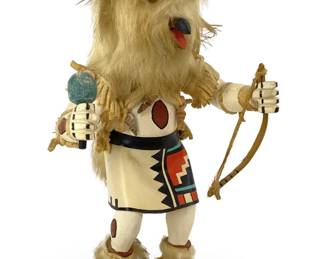 Signed Henry Keeto Jr. White Owl Kachina
