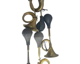 5pc Vintage Motorcycle Horns
