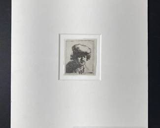 Circa 1890 Heliogravure (after) Rembrandt Van Rijn
