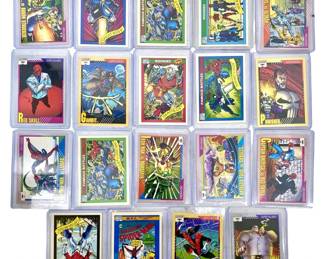 19pc Collectible Marvel Card Collection
