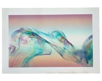 Signed Michael John March Monoprint
