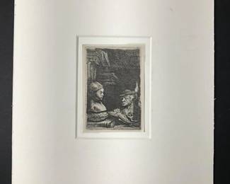 Circa 1890 Heliogravure (after) Rembrandt Van Rijn
