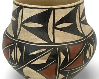 Native American Acoma Pottery Vase
