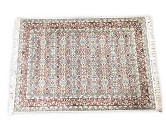 Tremendous Turkish Tabriz Silk Area Rug
