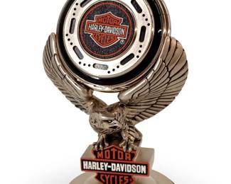 Franklin Mint Harley Davidson Pocket Watch & Stand
