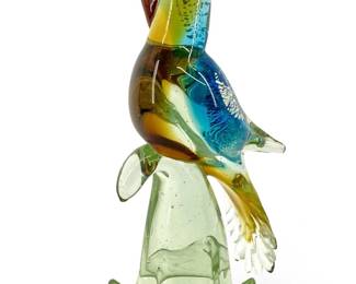 Murano Art Glass Toucan Sculpture
