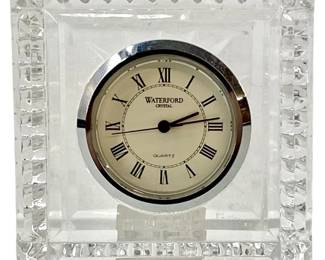 Vintage Small Waterford Crystal Quartz Clock
