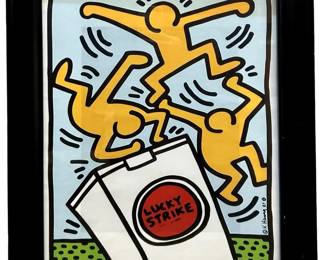 Keith Haring “Lucky Strike" Serigraph

