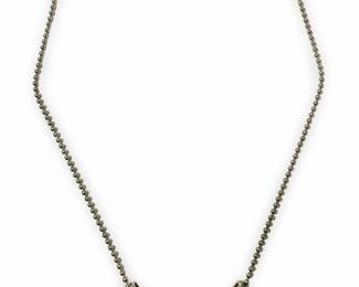 Sterling Silver Robin Building Block Necklace
