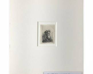 Circa 1890 Heliogravure (circle of) Rembrandt
