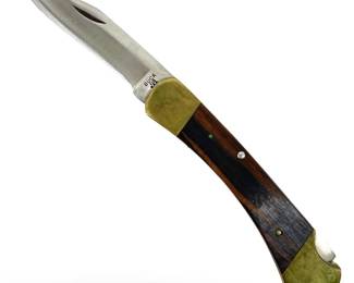 Vintage Model 110 Folding Hunter Buck Knife
