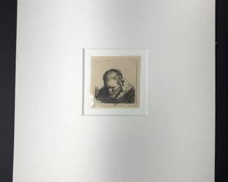 Circa 1890 Heliogravure (circle of) Rembrandt
