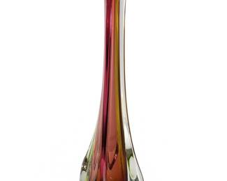 Paul Harrie Exotic Hand Blown Art Glass Vase
