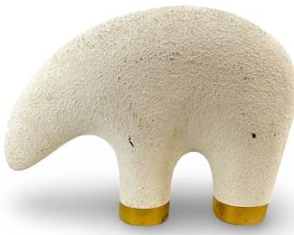 Signed Terry G. Southwest Pottery Bear Sculpture
